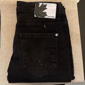 DSQUARED2 black jeans used